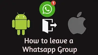 How to leave a Whatsapp Group