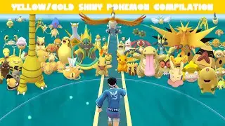 Trainer Tries to Catch Every Yellow Shiny Pokemon in Pokemon GO!