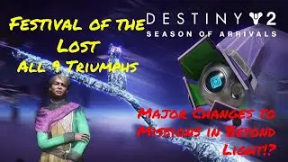 Destiny 2 All Festival of the Lost Triumphs Revealed; New Mechanics coming to Missions!