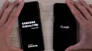 Samsung Galaxy Z Flip vs Google Pixel 4 XL - Speed Test!