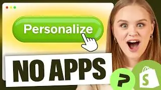 Built-In Shopify Personalization: Live Previews, Custom Uploads, No Apps