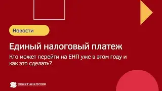 Единый налоговый платеж -  КТО И КОГДА ДОЛЖЕН ПЕРЕЙТИ на ЕНП ?! 