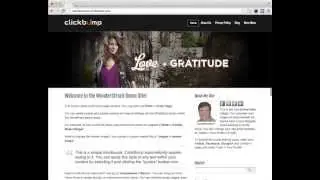 ClickBump "Wonderstruck" Demo - Splash Images