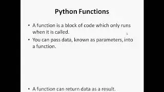 Function in Python | Functions in Python