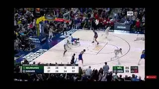 Jeff Green dunks on Giannis!!