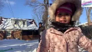 Basketball During Winter Season | #fatherdaughter #bonding | @ErschelSophia