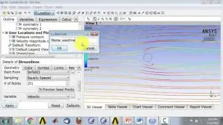 Cylinder Flows Using Ansys CFD-Post — Streamlines