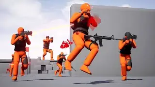 NPC Wars with Realistic Ragdoll Physics! MANTA'S WARBOX