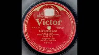 Margarethe Arndt-Ober - Frühlingsglaube (Schubert) 1916