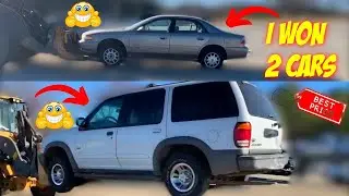 I WON & SOLD 2 CHEAP CARS FROM THE INSURANCE AUTO AUCTION