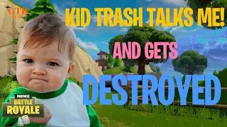 10 Year Old Kid Gets Shit On in Fortnite