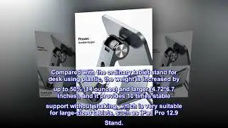 UGREEN Tablet Stand Holder for Desk Adjustable Aluminum Portable Stand Holder Desktop Foldable Dock