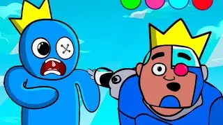 FNF x Roblox Rainbow Friends | BLUE - Guys Look A Birdie Song (FNF mod)