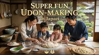 Super Fun Udon Making Class that feels like Disneyland - Marugame Seimen Handmade Udon Class