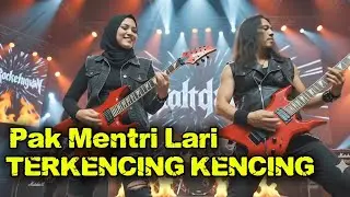 Pak Mentri Lari Terkencing Kencing | Rock Metal Gitaris Gadungan | Rocker Gadungan | Musik AI