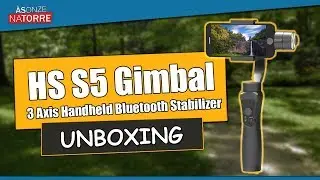 HS S5 3-Axis Handheld Bluetooth Gimbal Stabilizer -  UNBOXING