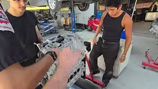 AT210 Engines Class how to reseal oil pan including cutting rtv removal