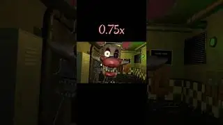 The Glitched Attraction – The Mangle – Jumpscare 0.25x ➜ 2x
