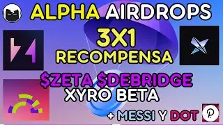 💥 ALPHA AIRDROPS  TODO LO QUE NECESITAS SABER HOY ❗❗ OPORTUNIDAD AIRDROP 3X1 💲