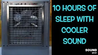 10 Hours White Noise 2025: Big Cooler Fan Sound for Deep Sleep & Relaxation