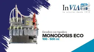 LLENADORA CON TAPADORA MONODOSIS ECO DE 100 A 500 ML | Industrias Via