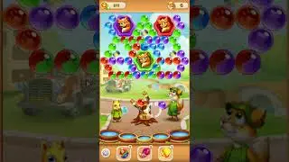 Bubble Pop Forest Rescue Level 157 no booster [Gameplay Walkthrough] optimized for smartphones