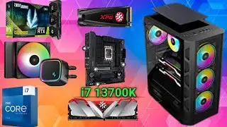 Gaming PC Build with Intel i7 13700K |Step by Step Installation Guide|Gaming & Editing PC Build 2023
