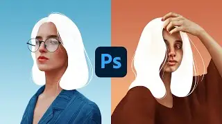White Hair Portrait Effect (Intro) – Adobe Photoshop