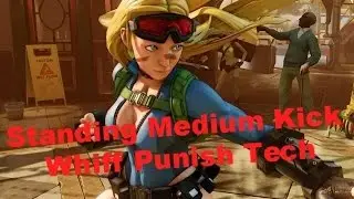 SFV Tech - Cammy's Standing Medium Kick (plus Croucher Combos)