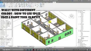 How To Use Split Face & Paint Tool In Revit