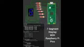 Micropython On Raspberry Pi Pico || 7 Segment Display With Raspberry Pi Pico