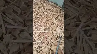 Wooden spoon making factory