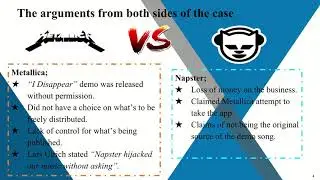 9.1.1 Metallica vs Napster