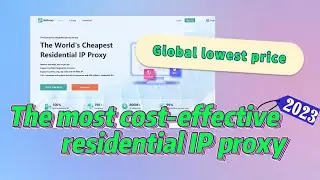 The most cost-effective residential IP proxy in 2023！#360proxy #ip #proxy#s5  #lowprice #http