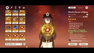 F2P Hu tao showcase C-0 Triple Crown @GenshinPk
