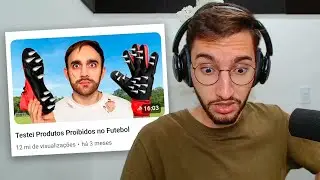TESTEI PRODUTOS PROIBIDOS NO FUTEBOL!