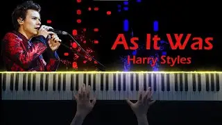 Harry Styles - As It Was | Piano Tutorial (Piano Cover With Lyrics) #AsItWas #HarryStyles