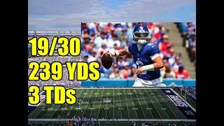 Jaxson Dart Played Great Against the Commanders! (Giants Franchise)