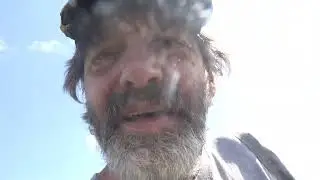 Sweating it a mile back...