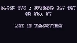 Black Ops 2 Uprising DLC out on PS3, PC