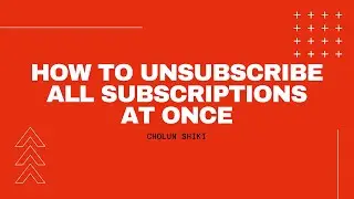 How to Unsubscribe All Subscriptions at Once With Android Mobile 2020 Tips | Remove All Subscription
