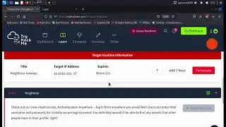 Neighbour Tryhackme Writeup
