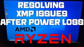 How To Fix RAM Errors after Cold Reboot or Switching off PSU for Ryzen CPU's - XMP No Post Diagnosis