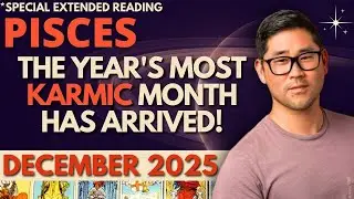 Pisces December 2025 - EXPECT PROFOUND AWAKENING IN BREAKTHROUGH MONTH! 🌠 Tarot Horoscope