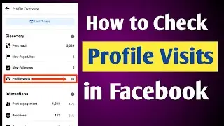How to check Facebook Profile Visits | Trace Your Facebook Profile Viewers