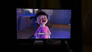 Monsters Inc. (2001) Boo Crying with Audio Description (4K)