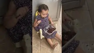 Flynn eating cake