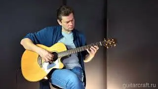 Тонкая Рябина/Russian folk song Thin Rowan fingerstyle (Guitarcraft student)