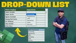 MEMBUAT DROP-DOWN LIST DI MICROSOFT EXCEL 2022 | MAHIR MENDATA KARYAWAN DAN PRODUK