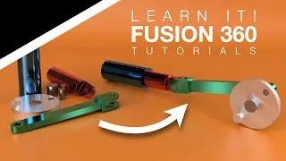 Autodesk Fusion 360 - Power Piston Assembly Tutorial - Models, Assembly, and Motion Study - (2023)